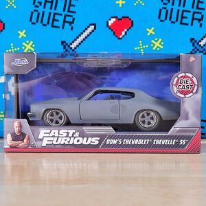 Jada Toys Fast & Furious Grey Chevrolet Chevelle SS 1:32 Diecast Collectible Car
